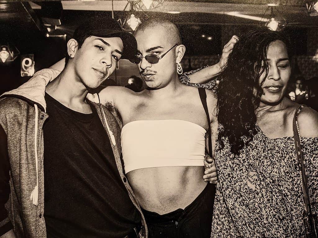A group of Mexican youth having fun at Mexico City Gay Bars.