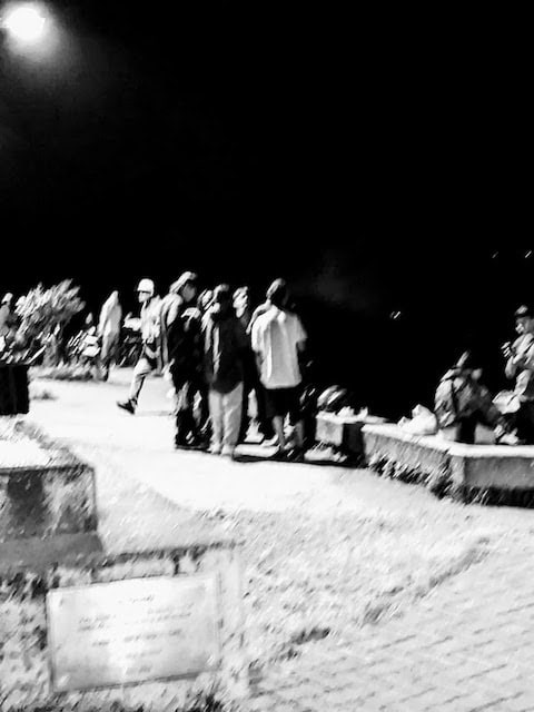 Medellin gay youth hanging out at a mirador
