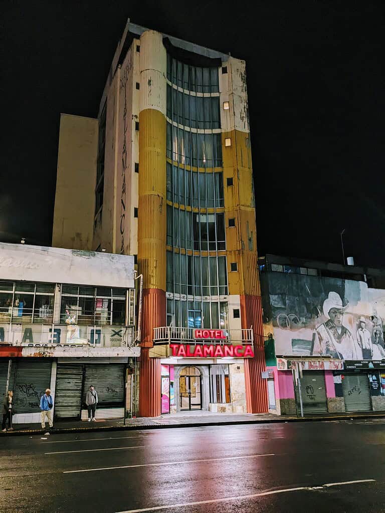 Seedy hotel San Jose Costa Rica often used for gay cruising.